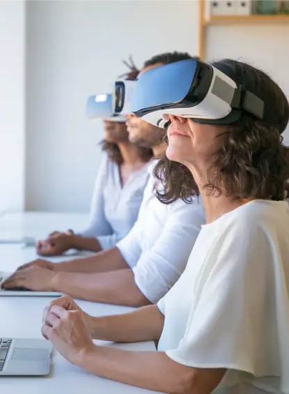 Virtual reality presentation