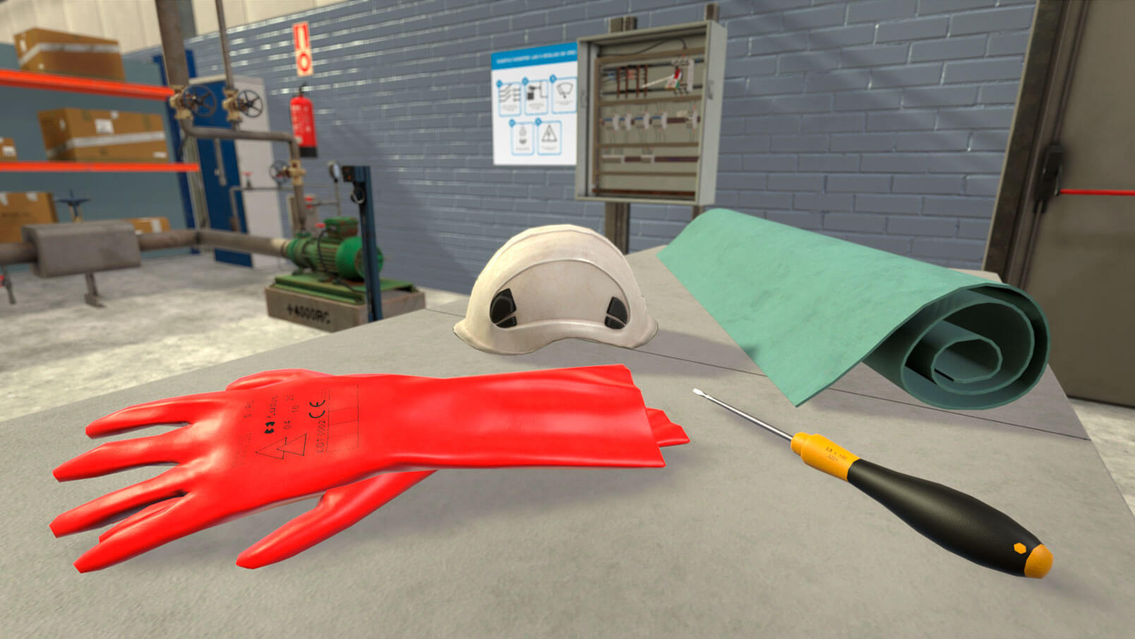 Nebezpečí úrazu elektrickým proudem - VR školení