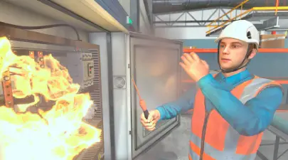 Rizika zraneni elektrickym proudem - VR školení