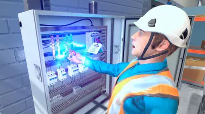 Rizika zraneni elektrickym proudem - VR školení