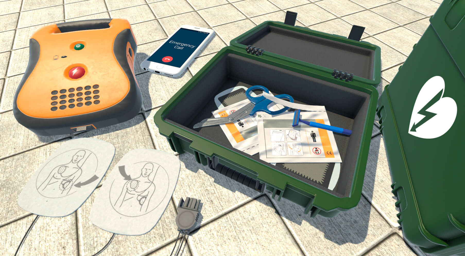 Kardiopulmonální resuscitace - VR školení