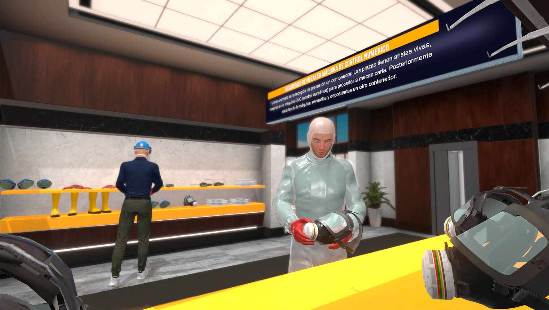 Osobní ochranné pracovní prostředky - VR školení