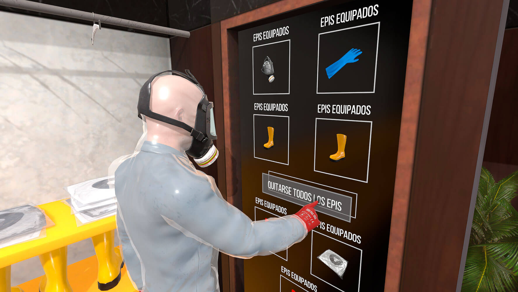 Osobní ochranné pracovní prostředky - VR školení