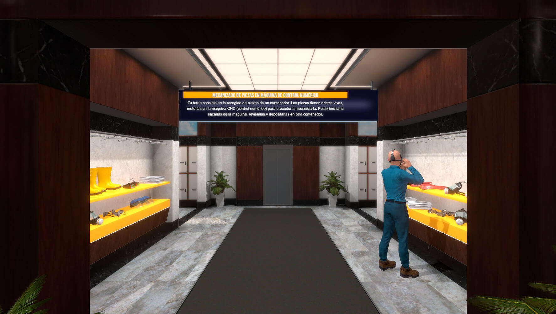 Osobní ochranné pracovní prostředky - VR školení