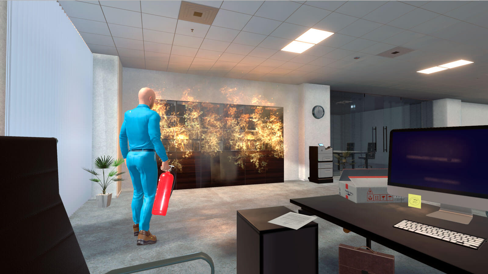 Požární bezpečnost - VR školení