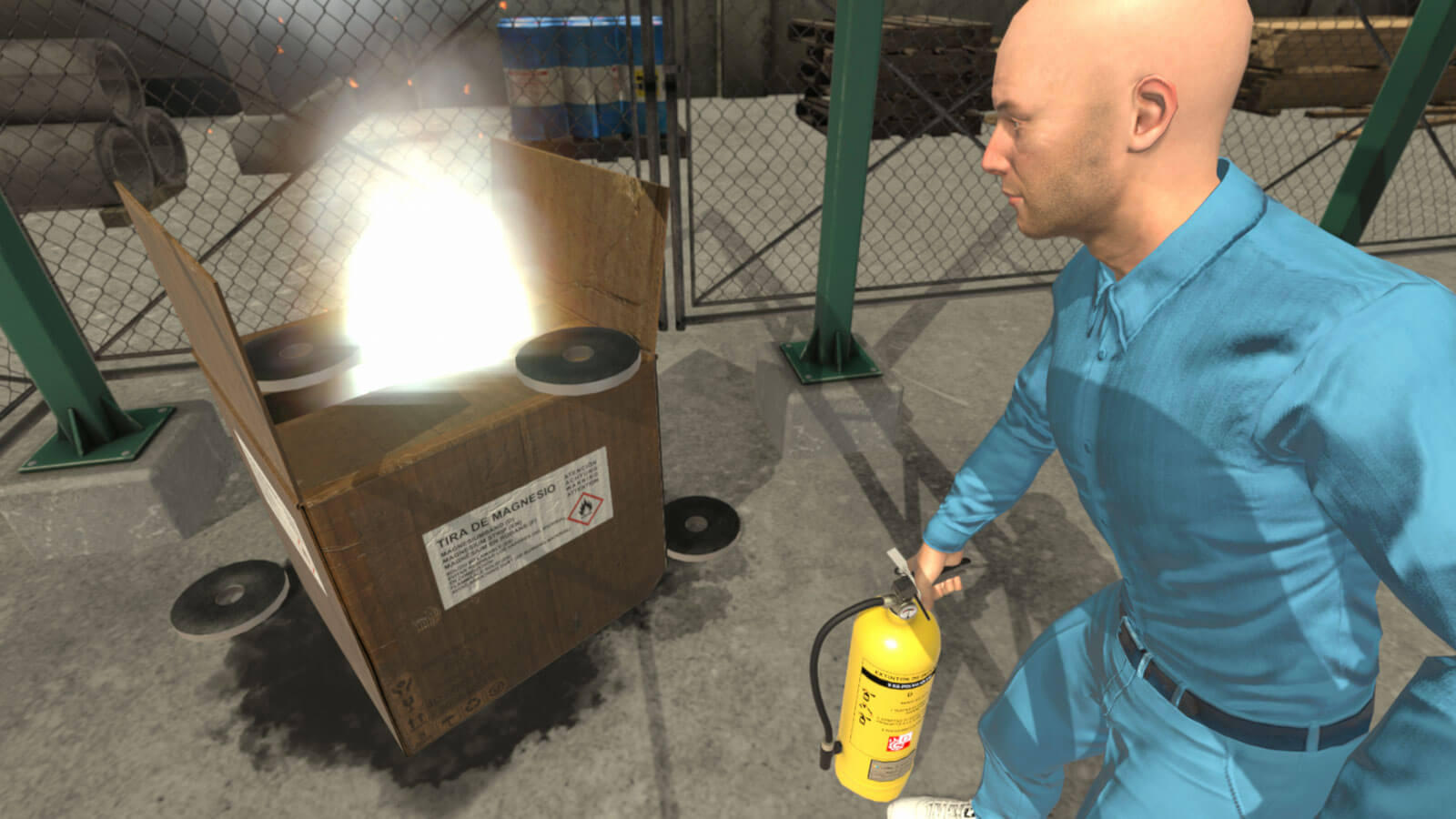 Požární bezpečnost - VR školení