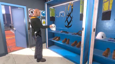 Práce ve výškách - VR školení