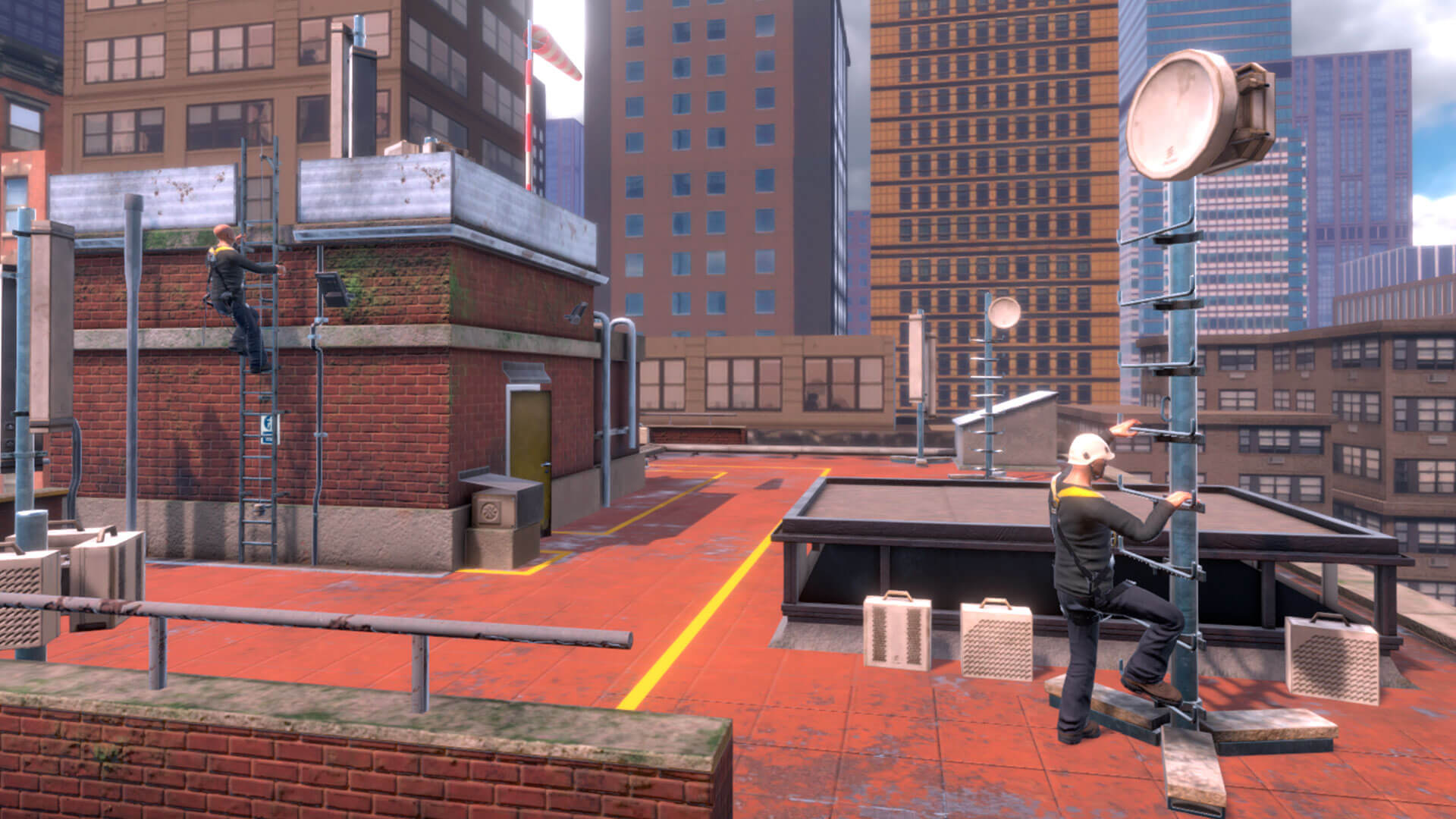 Práce ve výškách - VR školení