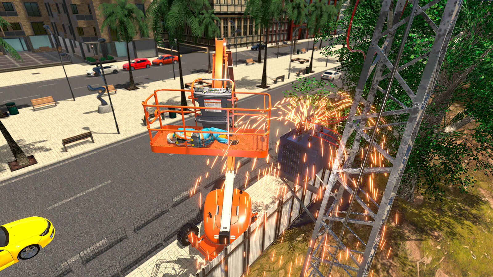 Pracovní plošiny - VR školení