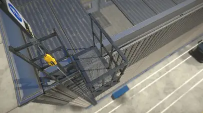 Prevence proti pádu - VR školení