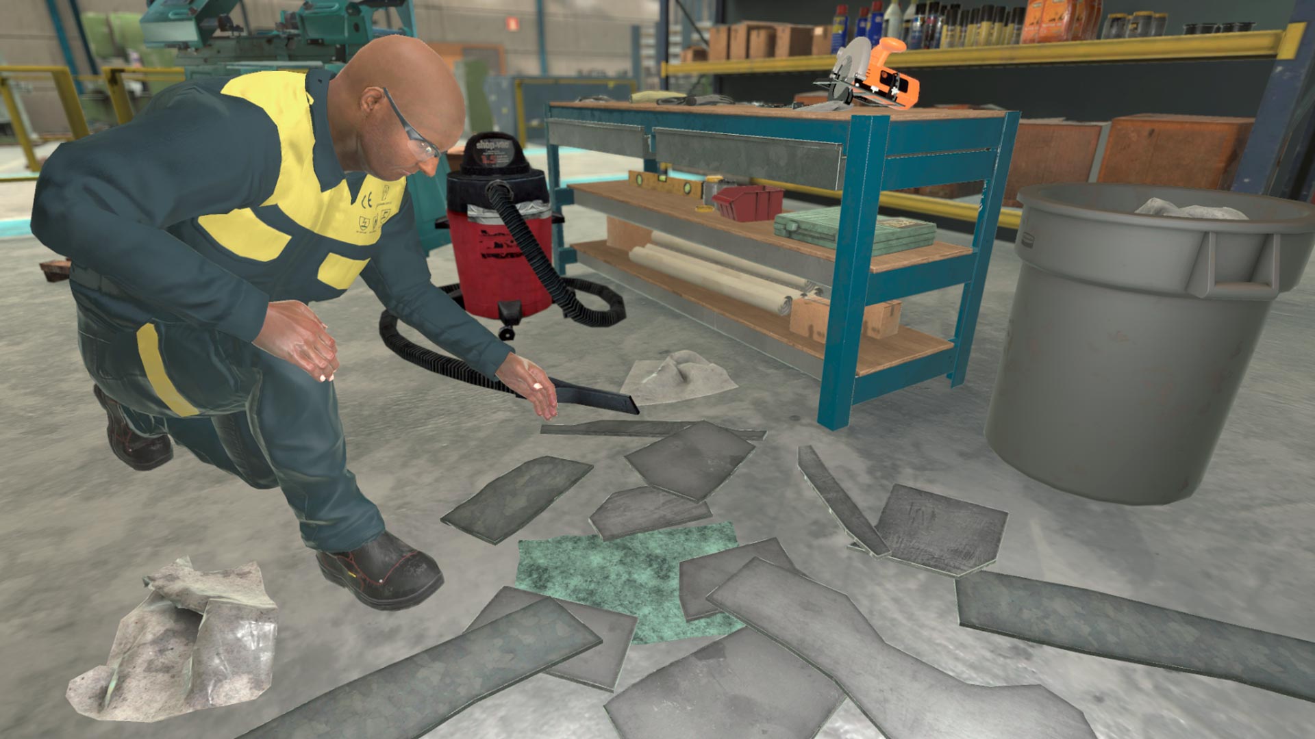 Prevence poranění rukou - VR školení