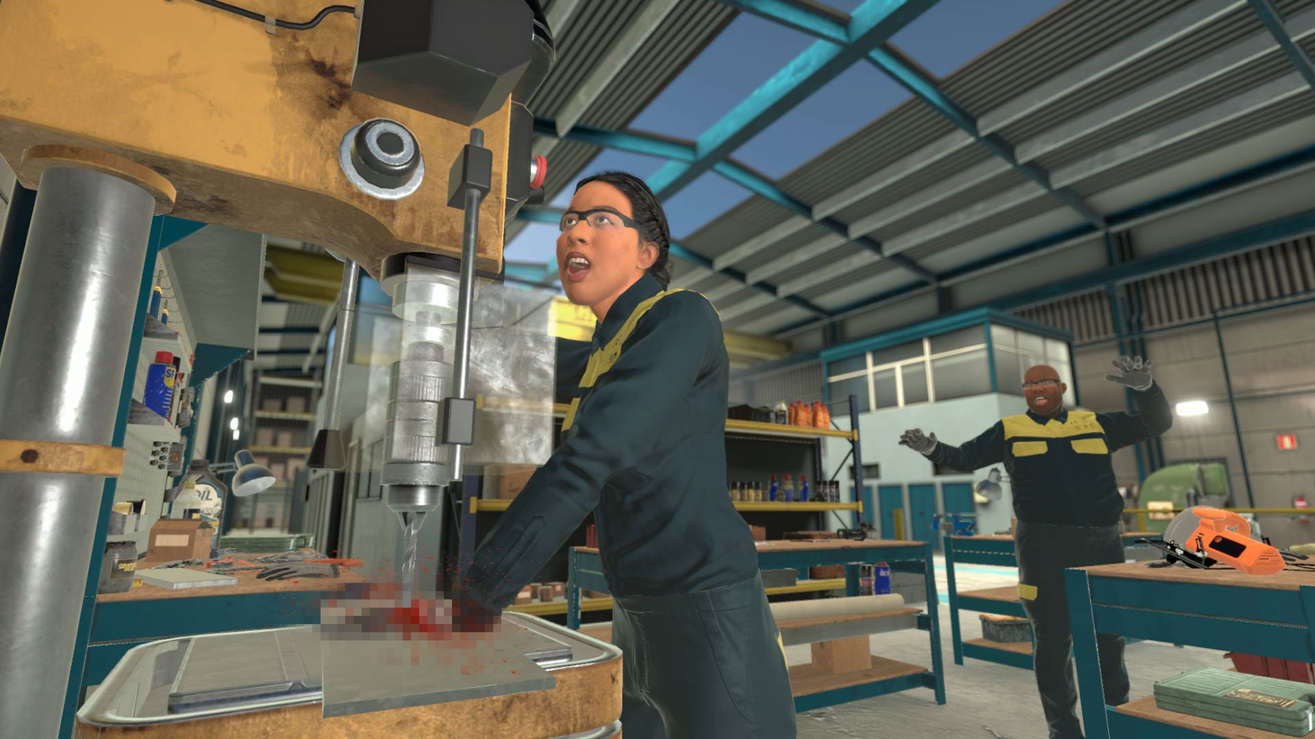 Prevence poranění rukou - VR školení