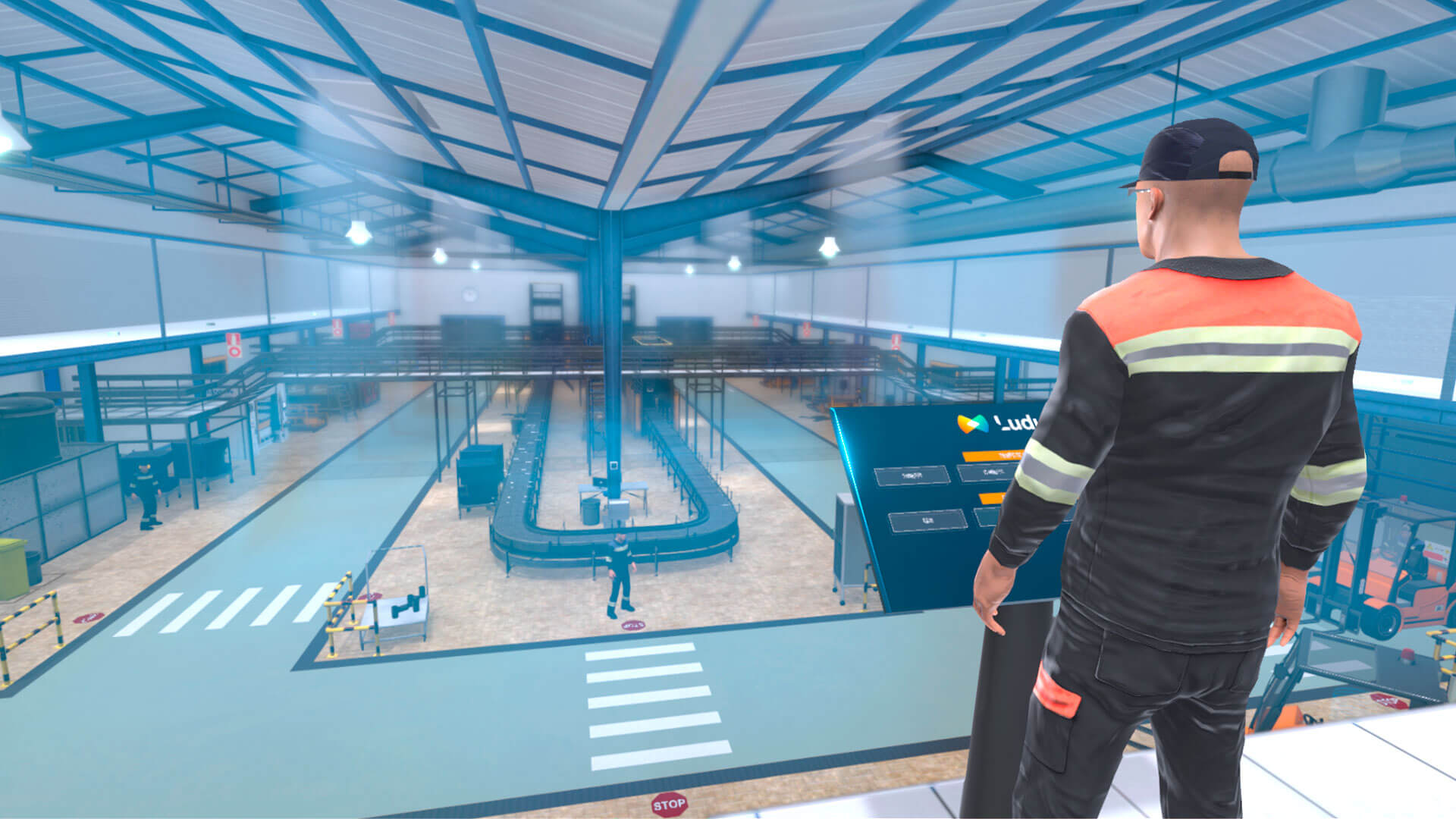 Průmyslový závod - VR školení