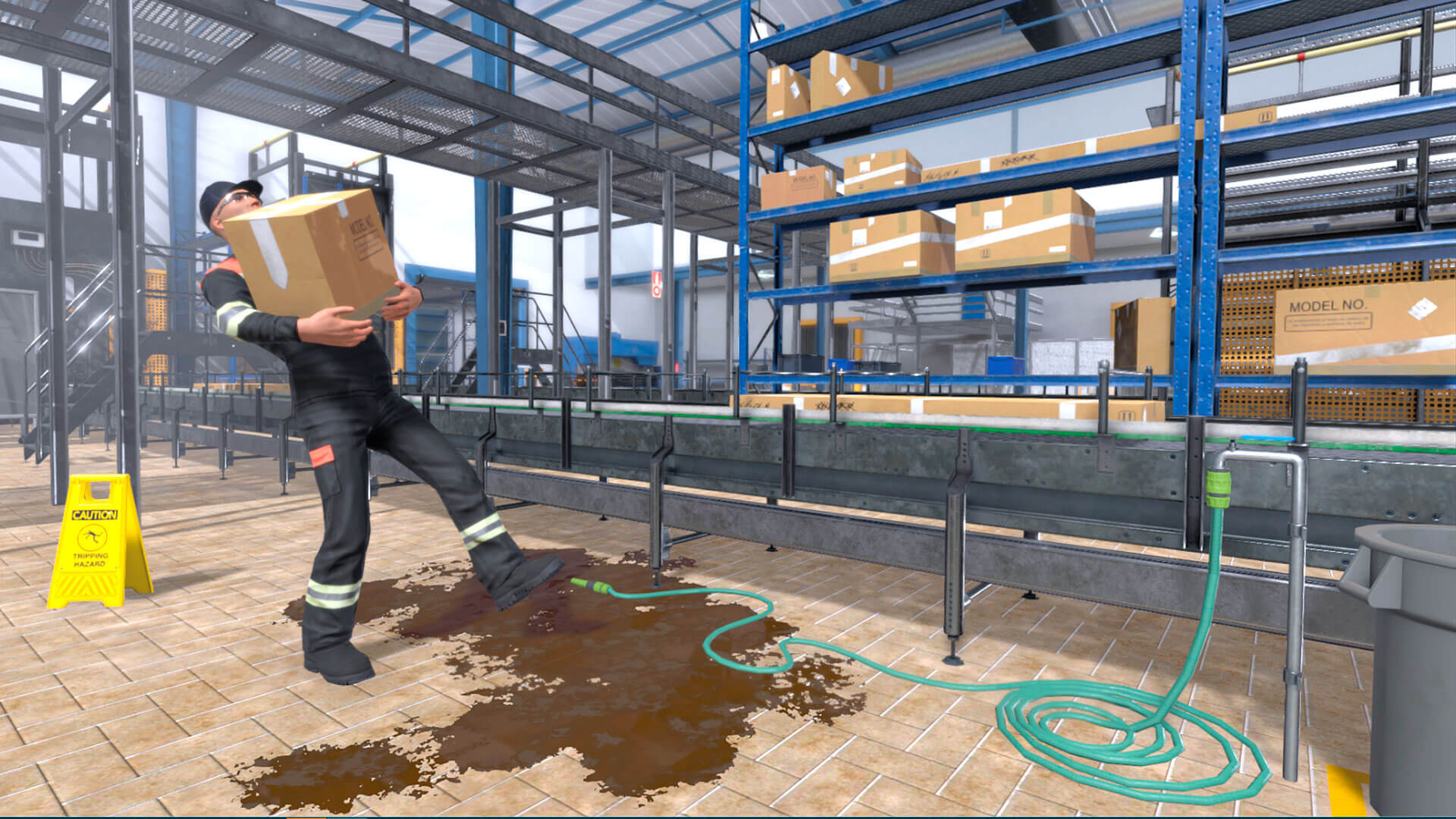 Průmyslový závod - VR školení