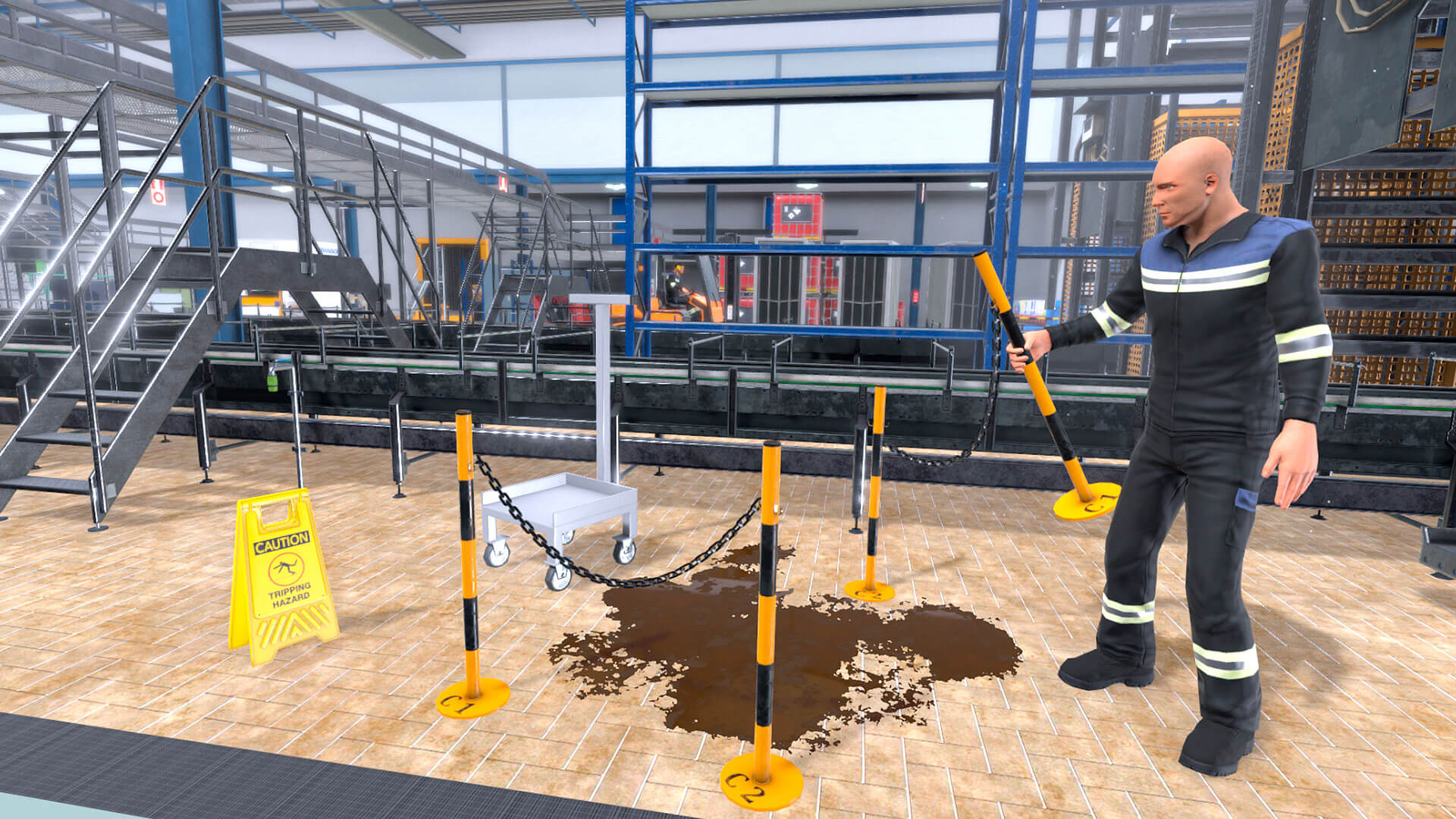 Průmyslový závod - VR školení