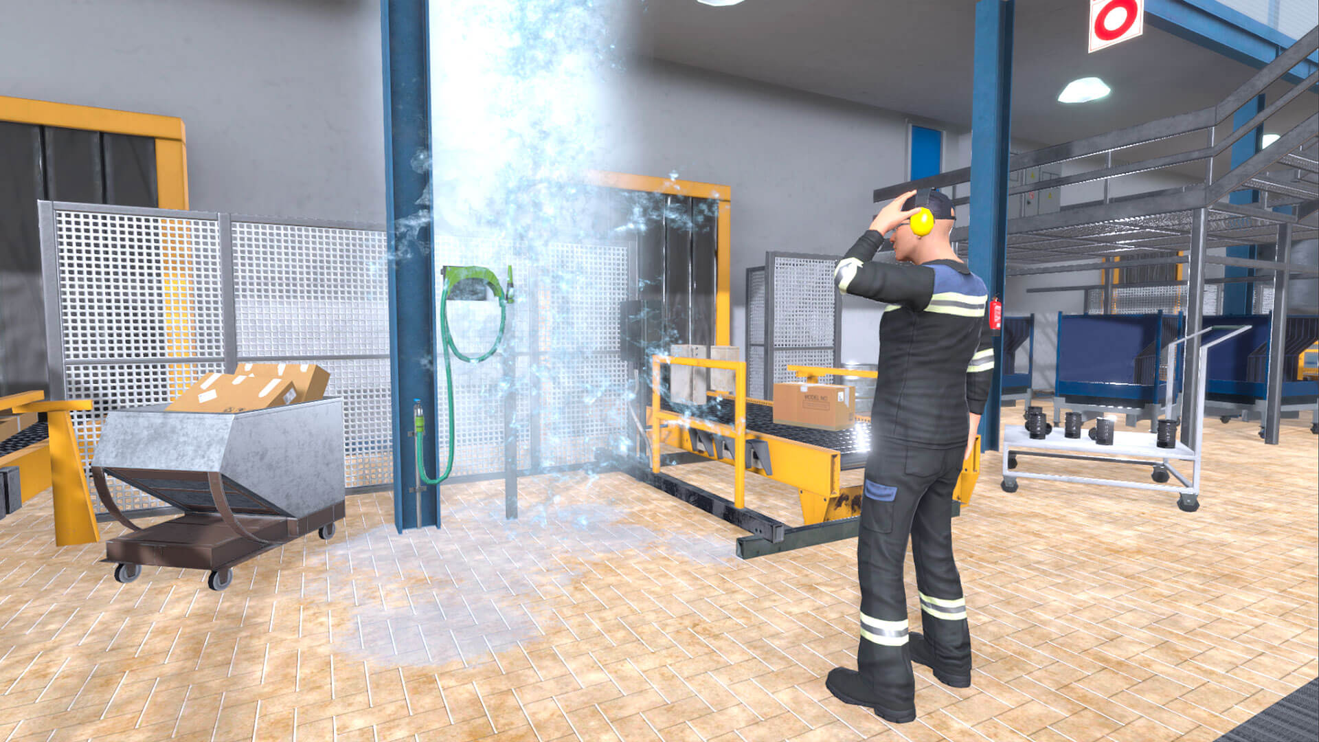 Průmyslový závod - VR školení