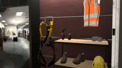 Bezpečnost v průmyslovém závodě - VR školení