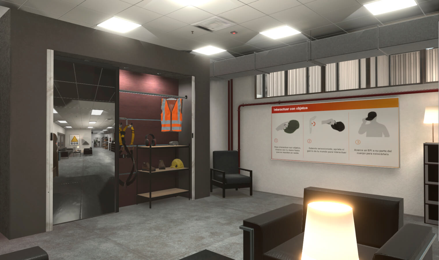 Rizika v průmyslovém závodě - VR školení