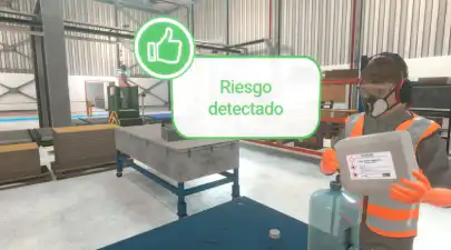 Bezpečnost v průmyslovém závodě - VR školení