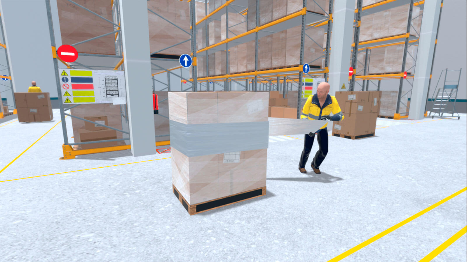 Bezpečnost na skladu - VR školení