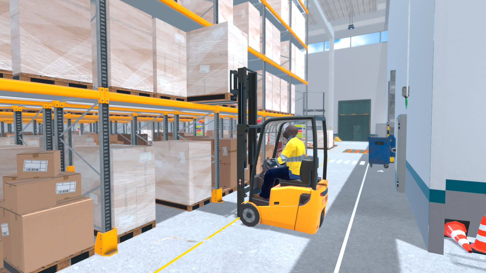 Bezpečnost na skladu - VR školení
