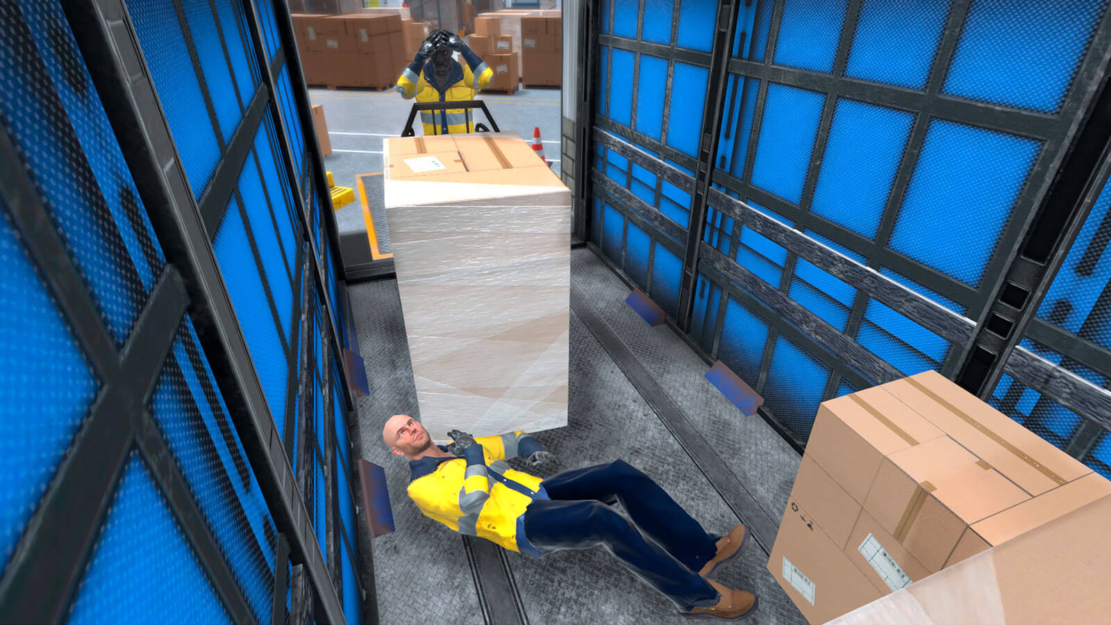 Bezpečnost na skladu - VR školení