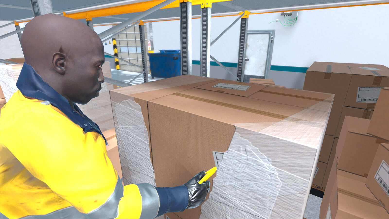 Bezpečnost na skladu - VR školení