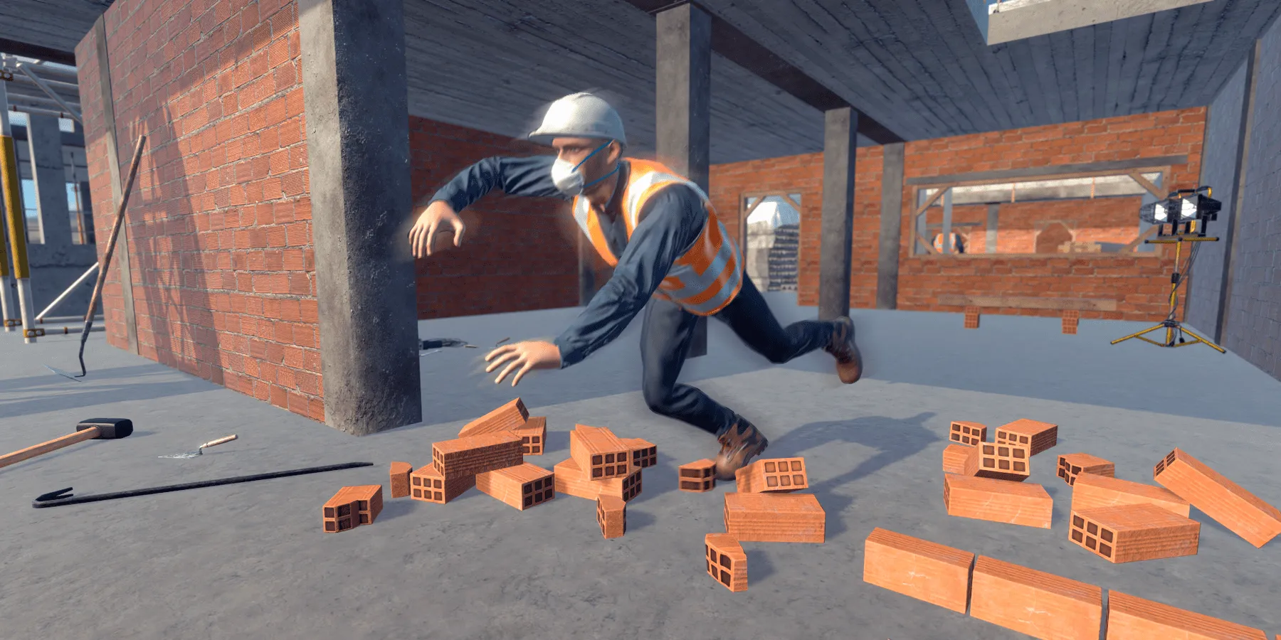 BOZP ve stavebnictví - VR školení