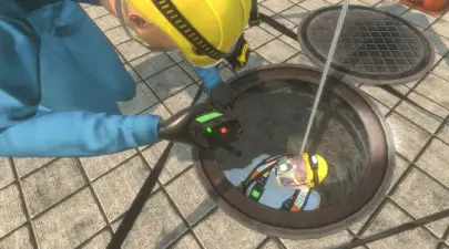 Bezpečnost ve stísněných prostorech - VR školení