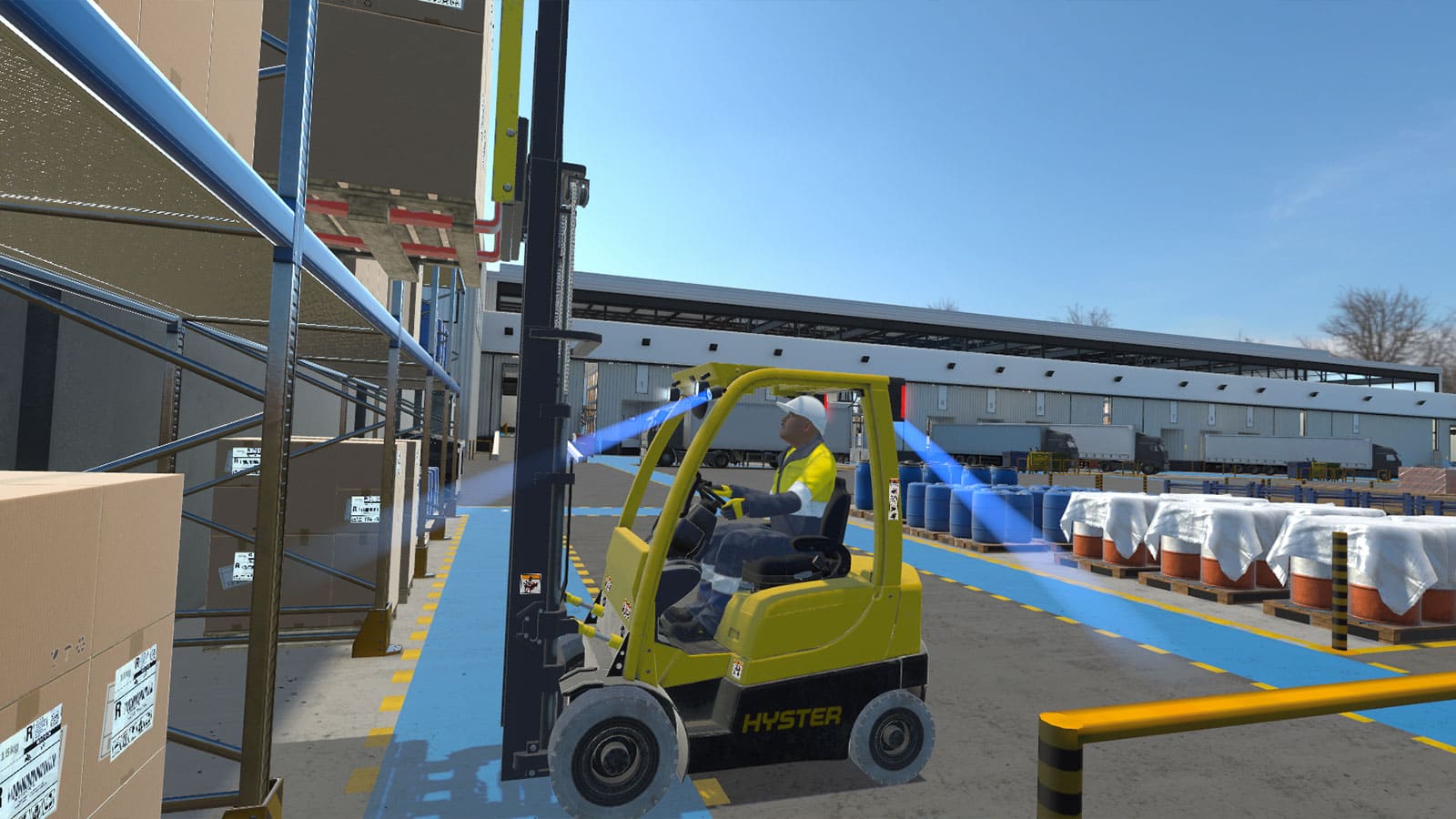 Vysokozdvižný vozík - VR školení