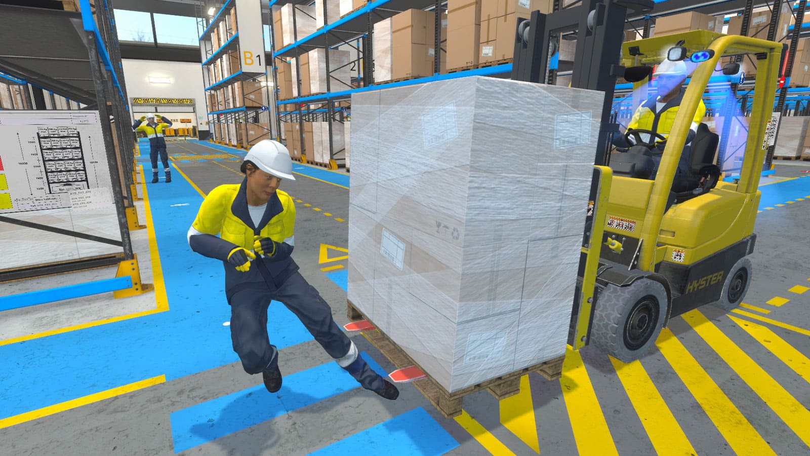 Vysokozdvižný vozík - VR školení