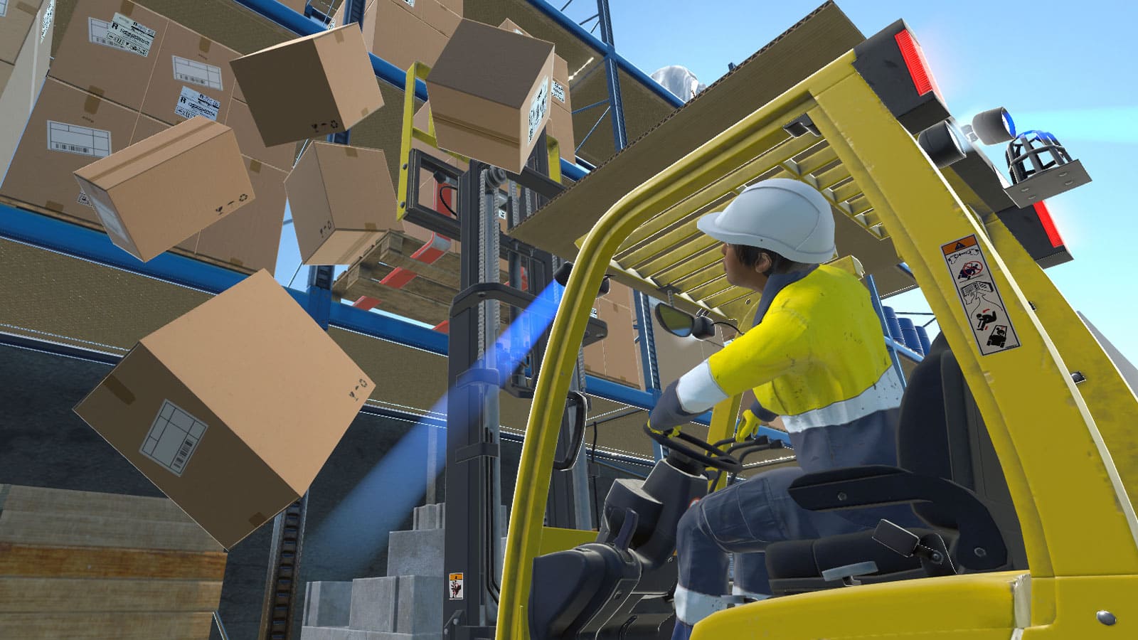 Vysokozdvižný vozík - VR školení