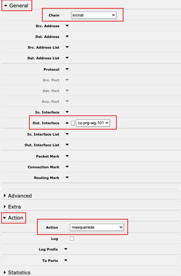 NAT configuration for VPN on RouterOS