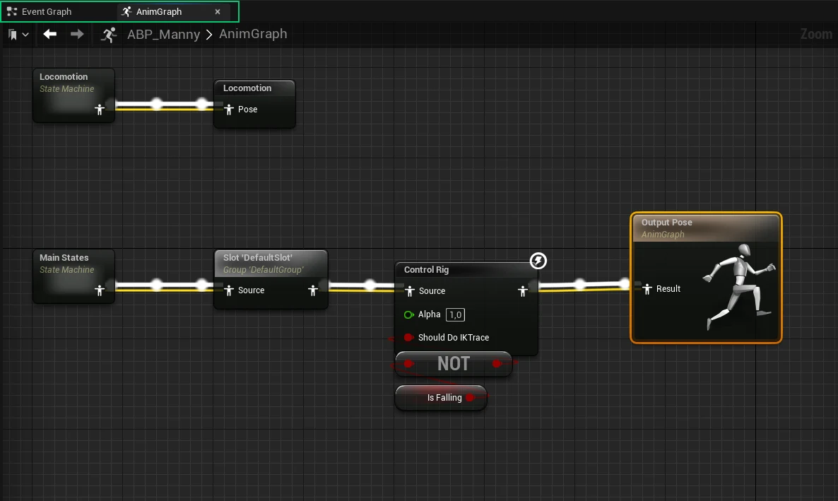 Anim Graph in Animation Blueprint