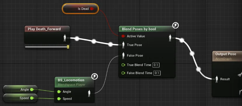 Blend Poses by bool node