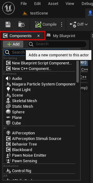 Components in Unreal Engine