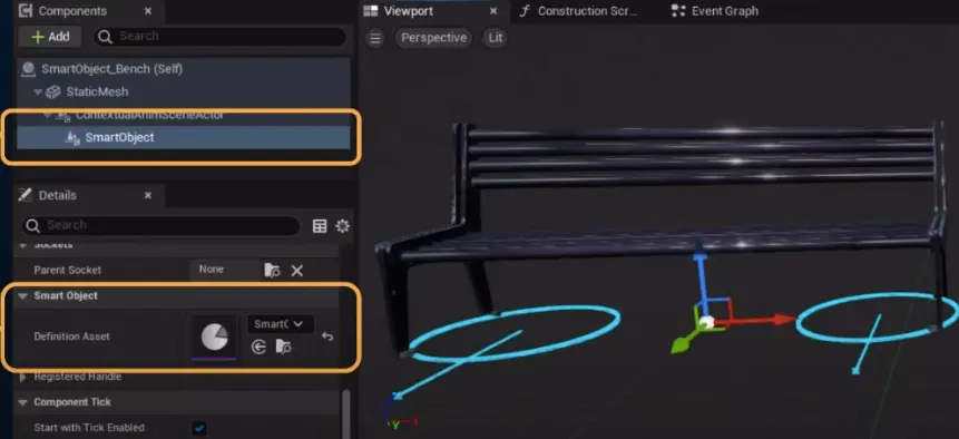 Mass Smart Object - bench