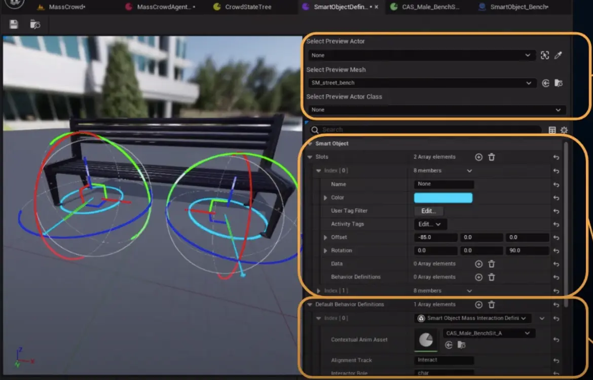 Mass Smart Object - bench